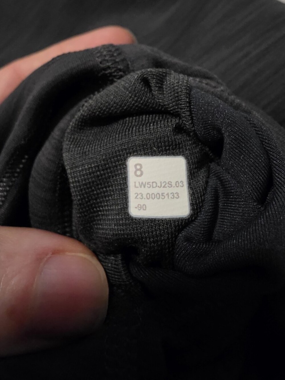 Lululemon Leggings Wunder Train High-Rise Tight 28" Heathered Graphite Grey sz 8 - Picture 11 of 11